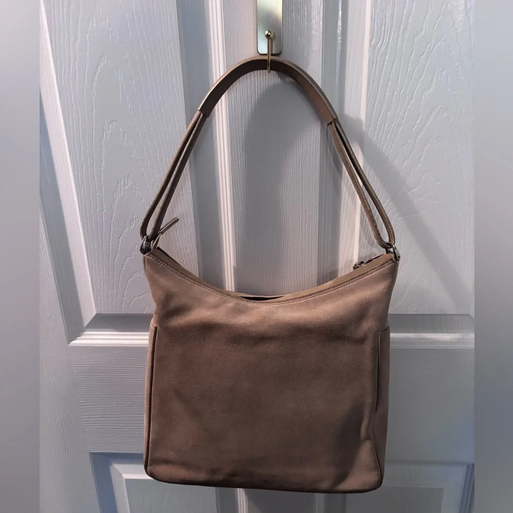 Gucci Beige Suede Hobo Shoulder Bag - Picture 4 of 14